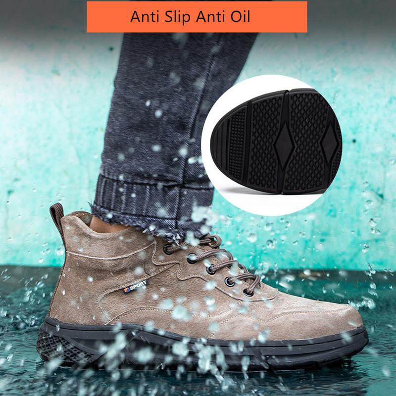 Теплая защитная обувь. Зимняя рабочая обувь для мужчин. Защитная обувь для сварщиков — фото 7