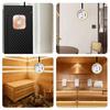 Hanging Sauna Thermometer Hygrometer 2-In-1 Indoor Sauna Room Sauna Centigrade Fahrenheit Temperature Humidity Monitor Gauge Sauna Accessories