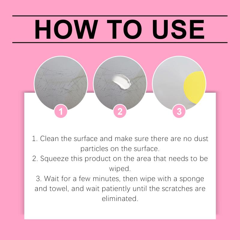 Car Swirl Remover Kit for Paint Repair Polishing Compound and Sponge Easy DIY Solution for Vehicle Care at Home