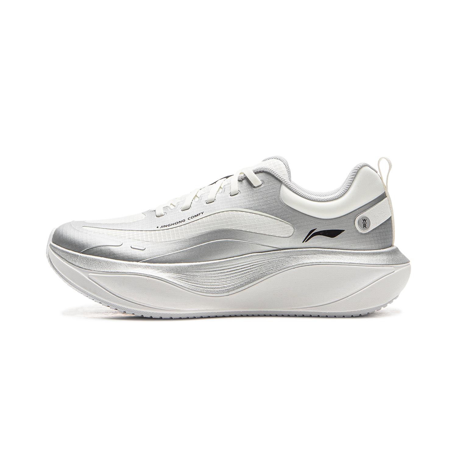 

Li Ning Jing Hong Comfy Soft Rebound Casual Running Shoes Women Sneakers Silver ARHV024-19 38