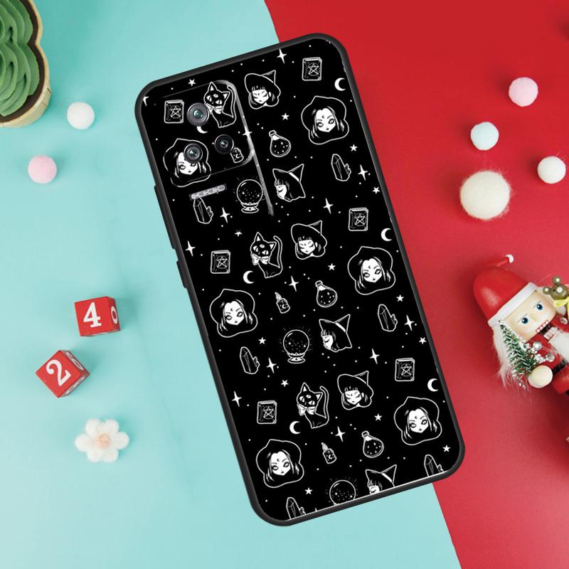 Witchcraft Witch Cat Funda For Xiaomi 17 Pro Max 15 14 Ultra 13T 14T 15T Pro POCO F7 F5 F6 X3 X5 X6 X7 Pro Case