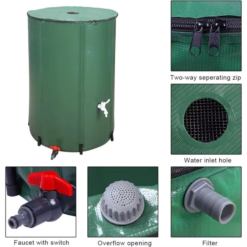 Waterproof Garden Water Storage Tank Durable Garden Water Catcher  Rainwater Collector