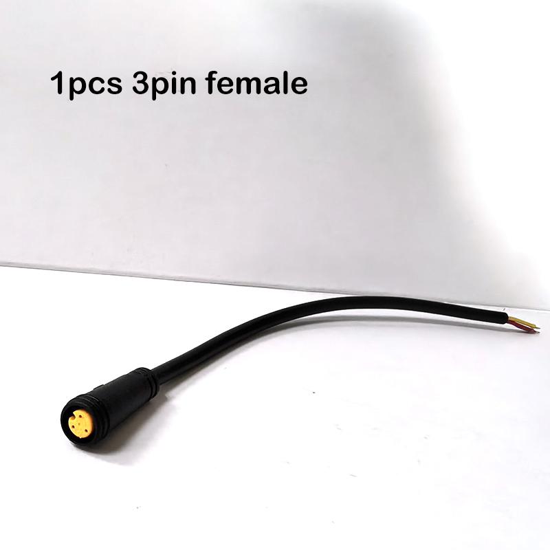 6/7/8 mm M6 m7 m8 2 3 4 5 6 Pin jádro samec na samici samec konektor kabelový konektor Vodotěsný senzor ebike Elektrické kolo kabel 0,2/1m 3pin female m8 cable