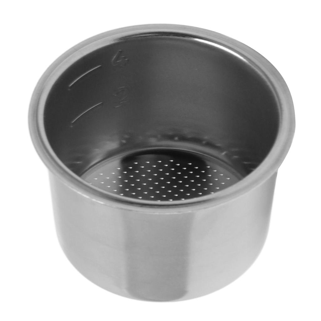 Nerezový koš kávovaru 1 vrstva více otvorů netlakový 4 šálky 51mm