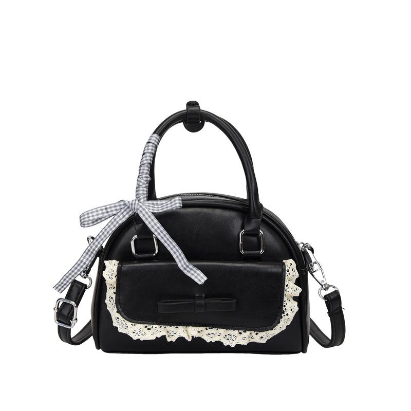 New small bag women's summer new fashion niche design messenger bag portable bowling bag