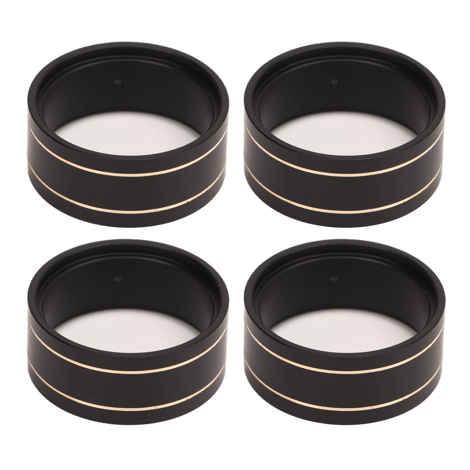 

4Pcs Brass Internal Beadlock Ring Clamp Ring Fit 1.0 Inch Wheel Rim for SCX24 124 RC Crawler