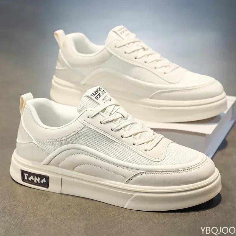 Men'S Sports Shoes  Spring New Casual Breathable Board Shoes Men'S Fashion Shoes Comfortable Running Shoes Platform Shoes