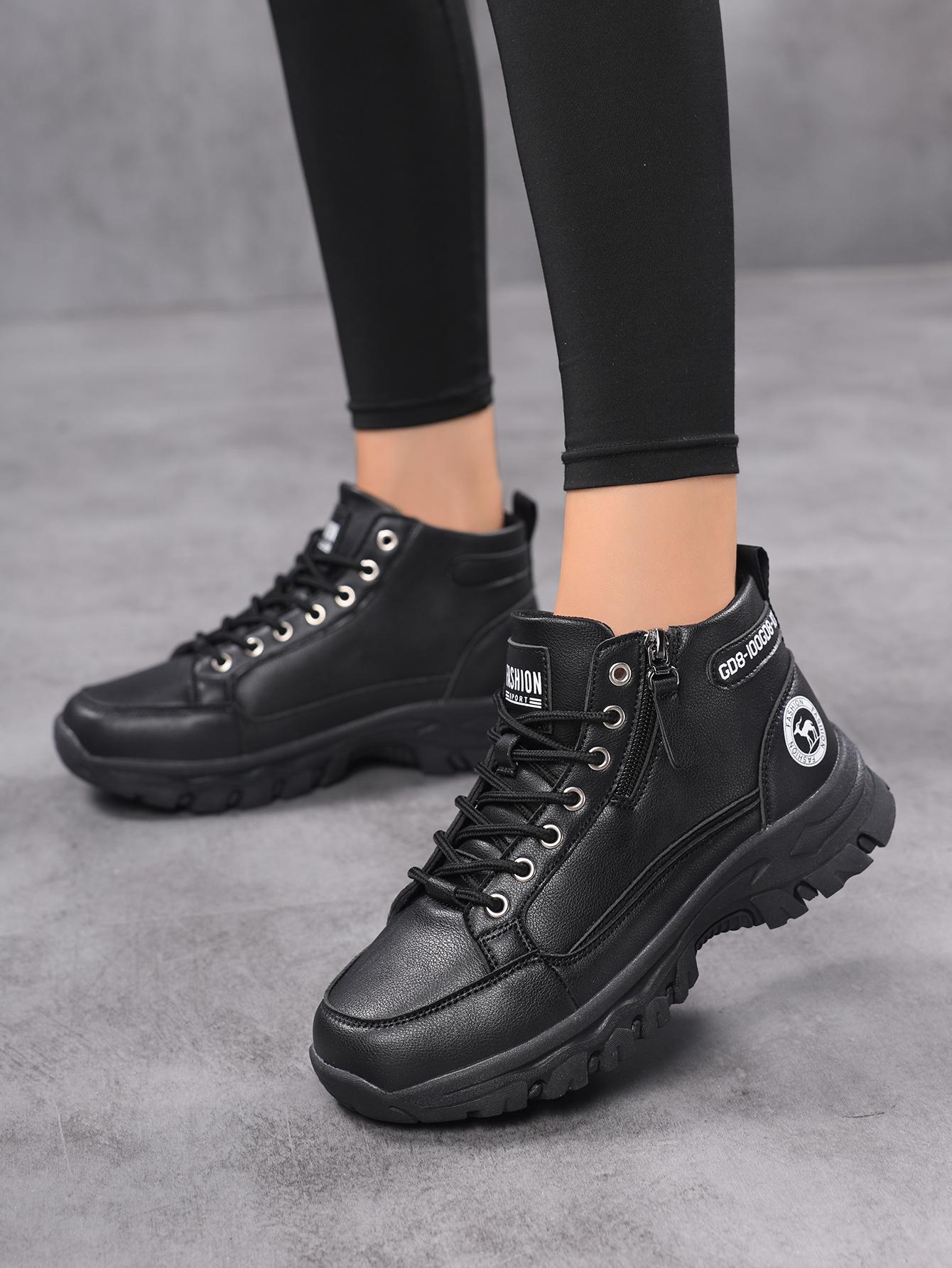 

Кросівки Жіноче взуття Жіноче Корейська версія Універсальне взуття Розділ Одинарне взуття Студентки Ins Трендове взуття на платформі 39 чорний