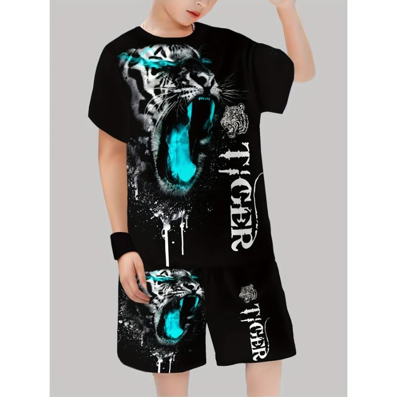 Children's T-shirt and Shorts Set, Comfortable, Skin-friendly and Breathable, Suitable for Sports and Daily Use
