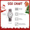 Christmas Gift: Cute Waterproof Women's Watch: Analog Women's Watch with Stainless Steel Strap, Antique Style Fashion Accessory