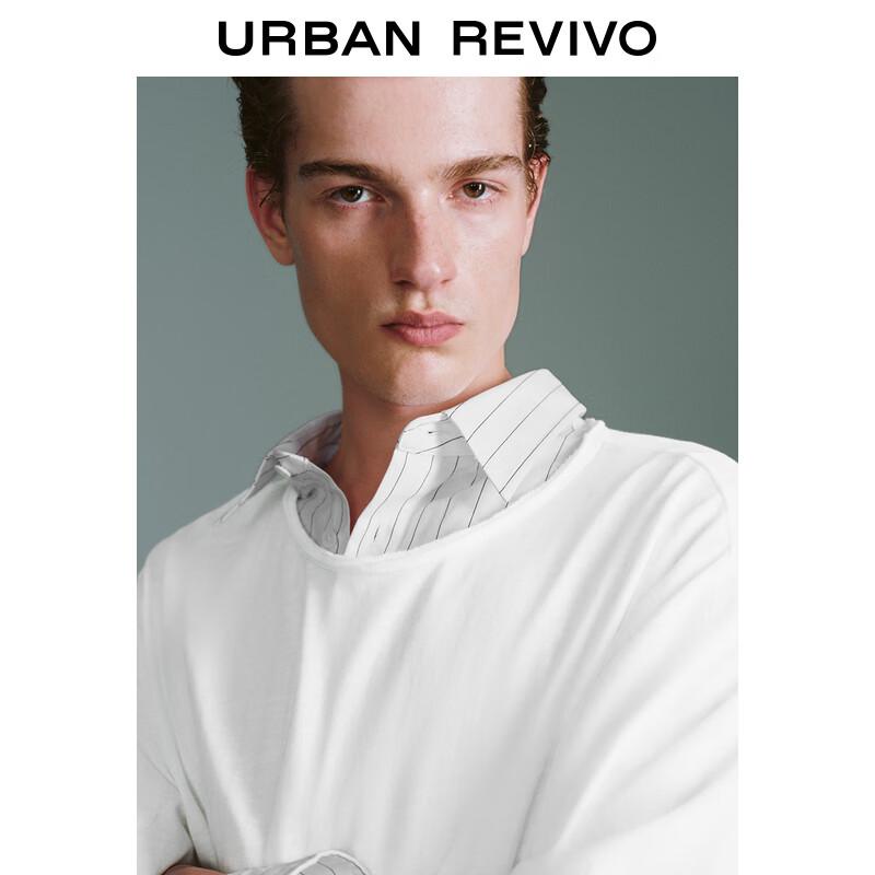 UR Men's Loose Fit Round Neck Long Sleeve T-Shirt