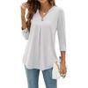 Plus Size Women's Autumn Fashion New V Neck Top
