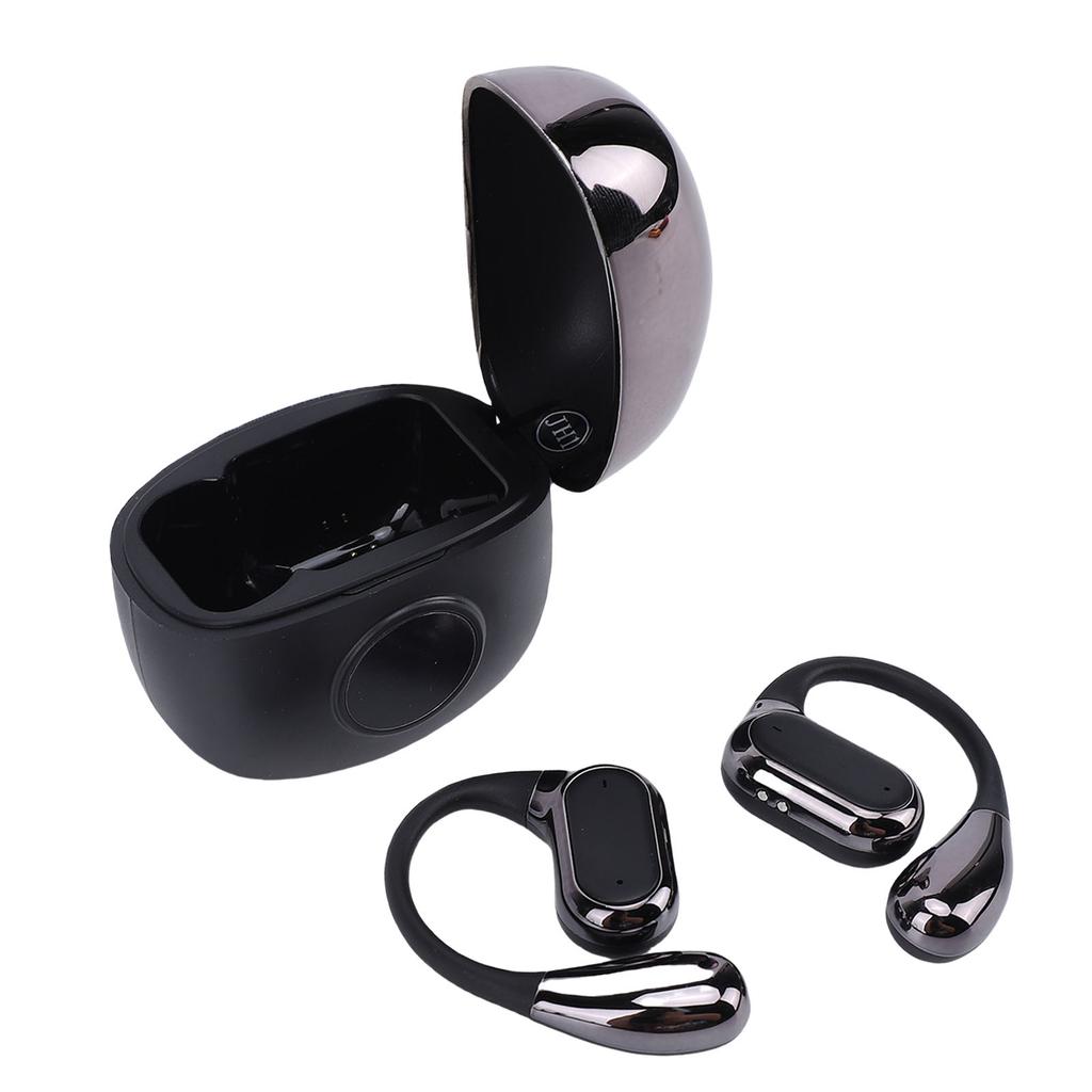 Wireless Earbuds Headphones with Flexible Earhook HiFi Sound ENC Noise Cancellation 60H for Cycling Running Workout