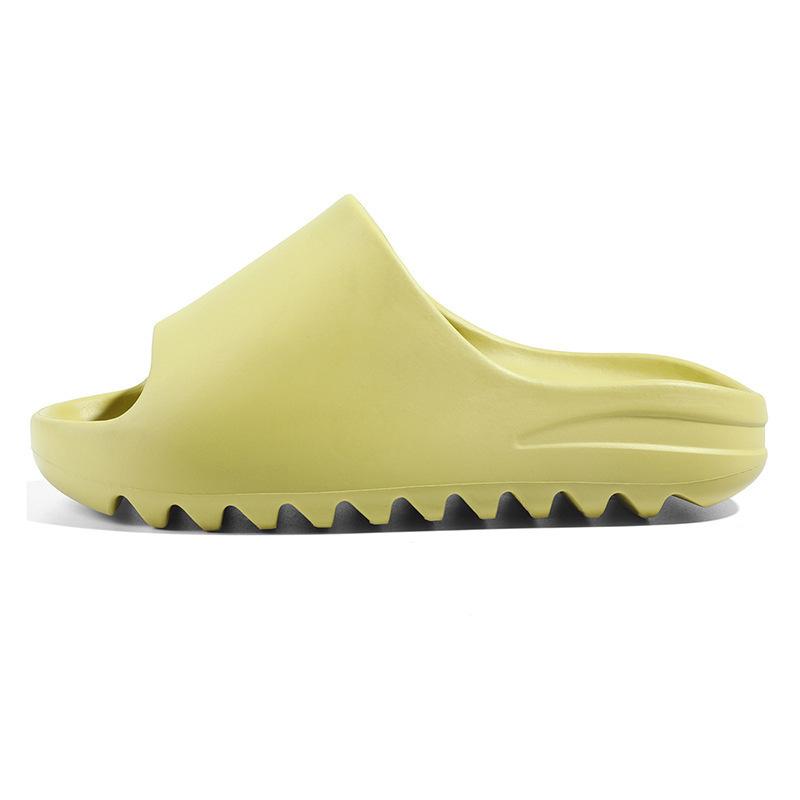 New coconut slippers summer indoor and outdoor stepping on shit feeling thick sole one-word drag couple shoes