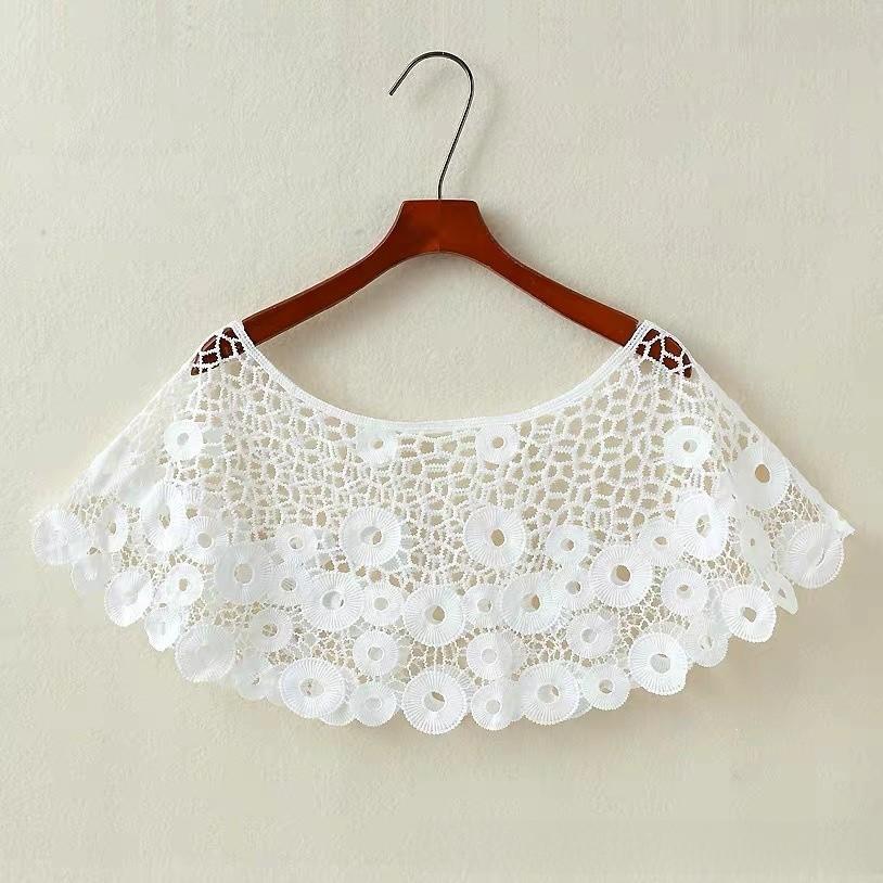Floral Knit Coverup For Women Summer Autumn Spring Lightweight Short Sleeveless Cardigan