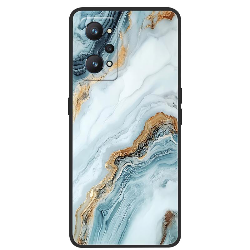 Voor Realme GT Neo 2 Hoesje Marmer Zacht Mat Siliconen Achterkant Cover Voor Realme GT Neo2 RealmeGT2 Neo2 3T Q5 Pro Volledige Telefoon Shell Capa