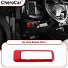 Red Head Light Switch Cover Trim Interior Accessories for Ford Bronco +