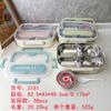 Stainless Steel Insulated Lunch Box With Compartment Bowl Portable Bento Container Adults Students 1-2L Capacity