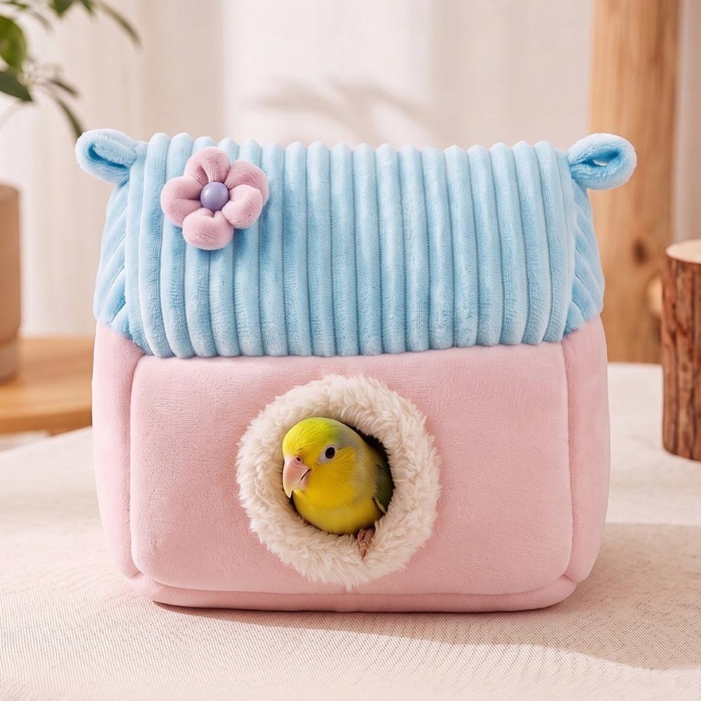 Thickened Warm Plush Hamster Bed Soft Hamster Sleep House Hamster Sleeping Bag  Winter