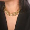 Punk Hip Hop Hort Choker Necklace Men Simple Minimalist Big Chunky Collar Necklace Women Jewelry Party