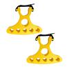 1 Pair Portable Bike Repair Stand Handlebar Bracket Strong Load-bearing Compact Universal Bicycle Handlebar Jacks