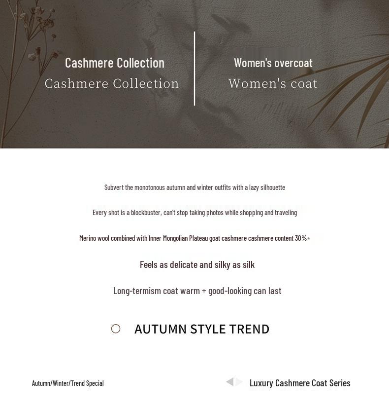 High-End Extra Long Double-Faced Wool Coat: Hooded, Tie-Waist, Light Luxury Casual Silhouette with Cashmere