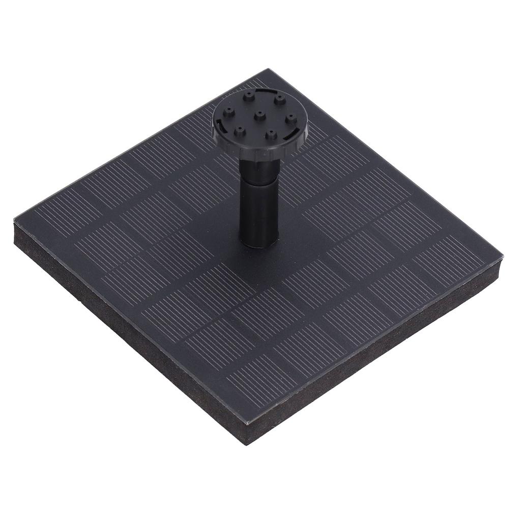 Solar Water Pump Monocrystalline Silicon Square Floating Outdoor Waterscape Fountain 7V 1.4W