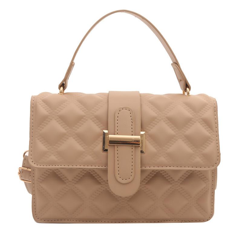 Stylish 2024 Spring Minimalist Small Square Bag Chic Quilted Design For Women