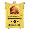 Spotify Code Music Code Diy Photo Flannel Blanket Couple Holiday Gift Blanket