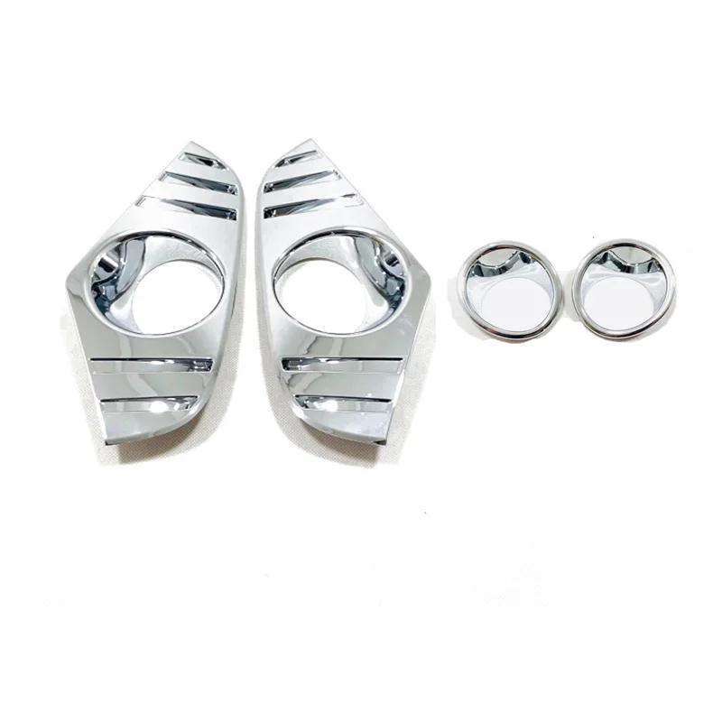 For Toyota RAV4 RAV 4 XA50 - ABS Carbonfiber Front Foglight Fog Light Lamp Cover Trim Frame Sticker Exterior Accessories