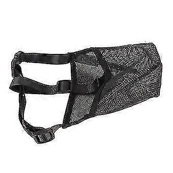 Breathable Adjustable Dog Muzzle - Mesh Covered Muzzle For Biting Chewing Licking Barking