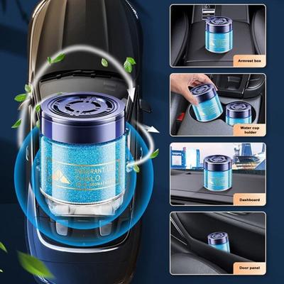 Car Air Freshener Long Lasting Fragrance Large Capacity Deodorant Multi-scent Automotive Solid Quicksand Aromatherapy Diffuser Car Accessories