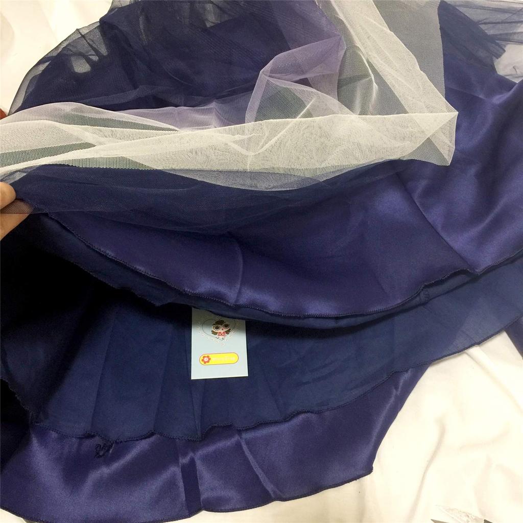 Honey baby Long Junior Formal Flower Girl Suitable for Piano and Graduations Kids' Dress, Dress, 3/4 Sleeves, Dress, Recitals, Parties, Weddings,