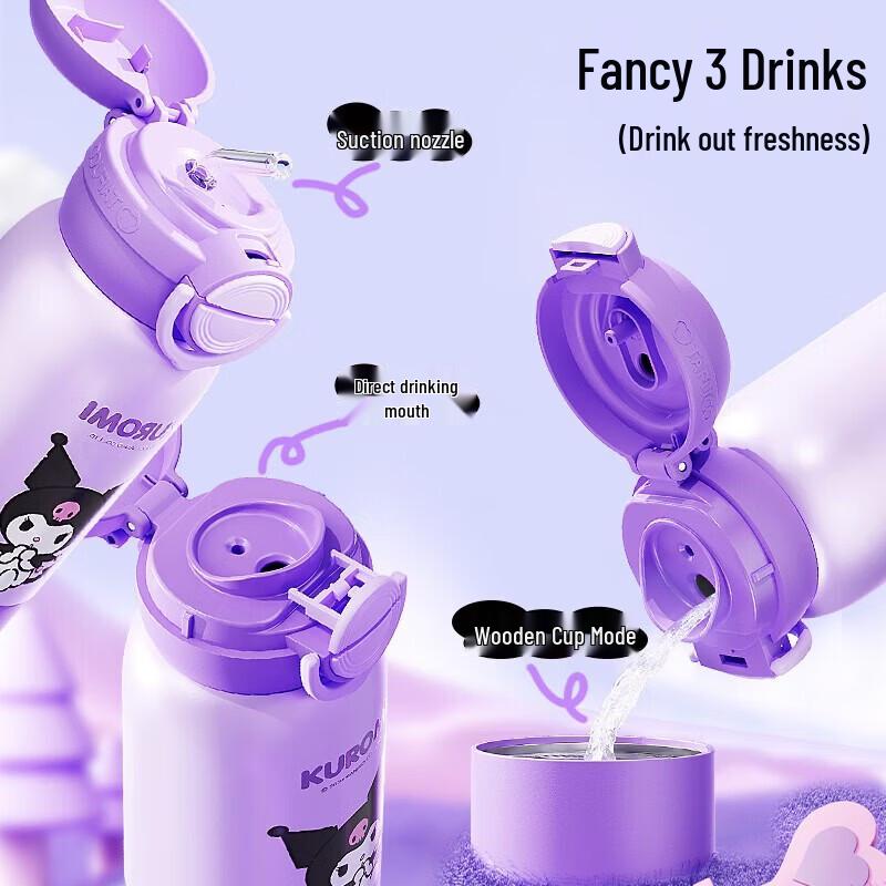 TAFUCO Sanrio Pochacco 316L Stainless Steel Insulated Straw Cup