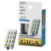 CARMATE Car LED Room Cool Compatible with and G14 BW244 Lamp, GIGA, White, T10, T8x29, T10x31, Bulbs, 15000K, 250lm,