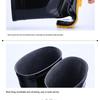 Men's Black Non-Slip Wear-Resistant High-Top Construction Rubber Rain Boots