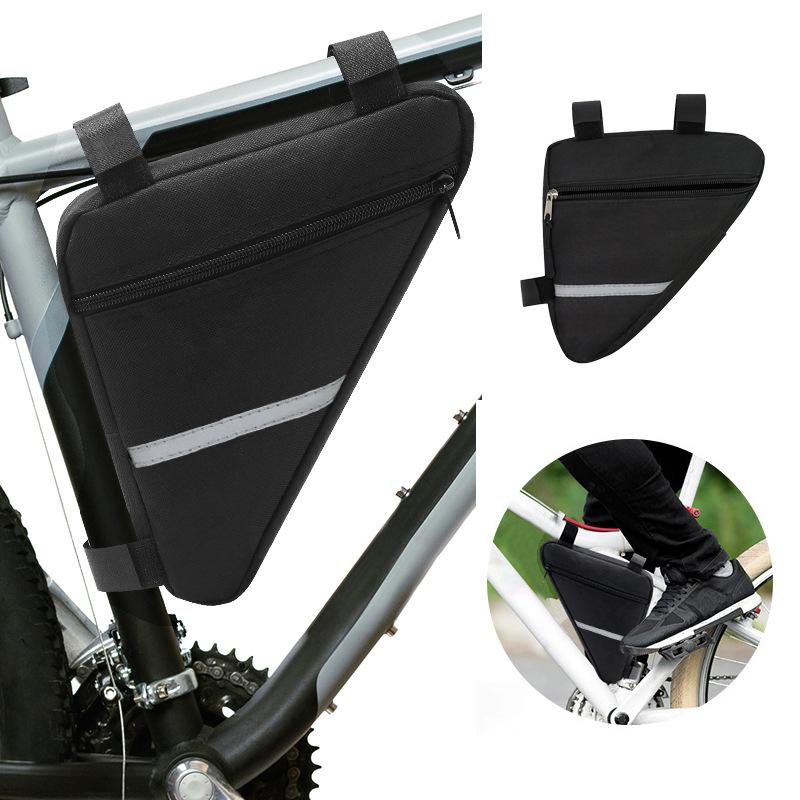Bicycle Triangle Bag Bicycle Front Frame Handlebar Waterproof Cycling Bags Waterproof Crossbeam Bag Outdoor Sport Bike Parts