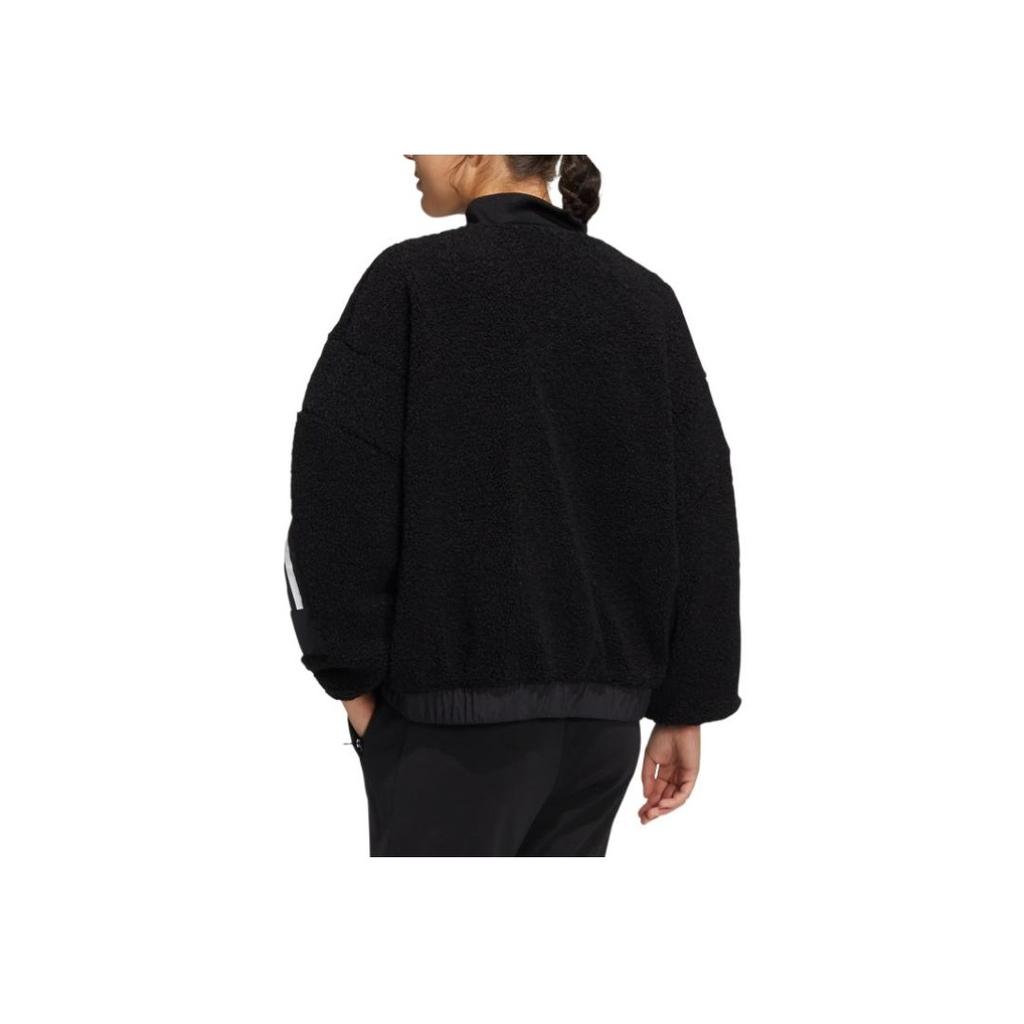 Adidas Colorblock Striped Jacket Women Jackets Black HM7455