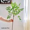 Lifelike Artificial Flower Arrangement - Potted Green Plants for Indoor Decoration in Living or Dining Rooms.