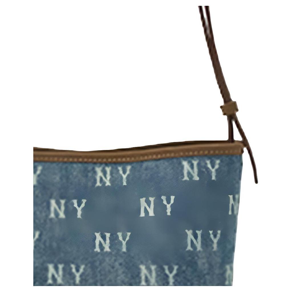 New MLB Polyester Bucket Bag, Shoulder Bag, Crossbody Bag Regular Unisex Light Blue 3ABMMV65N-50BLL