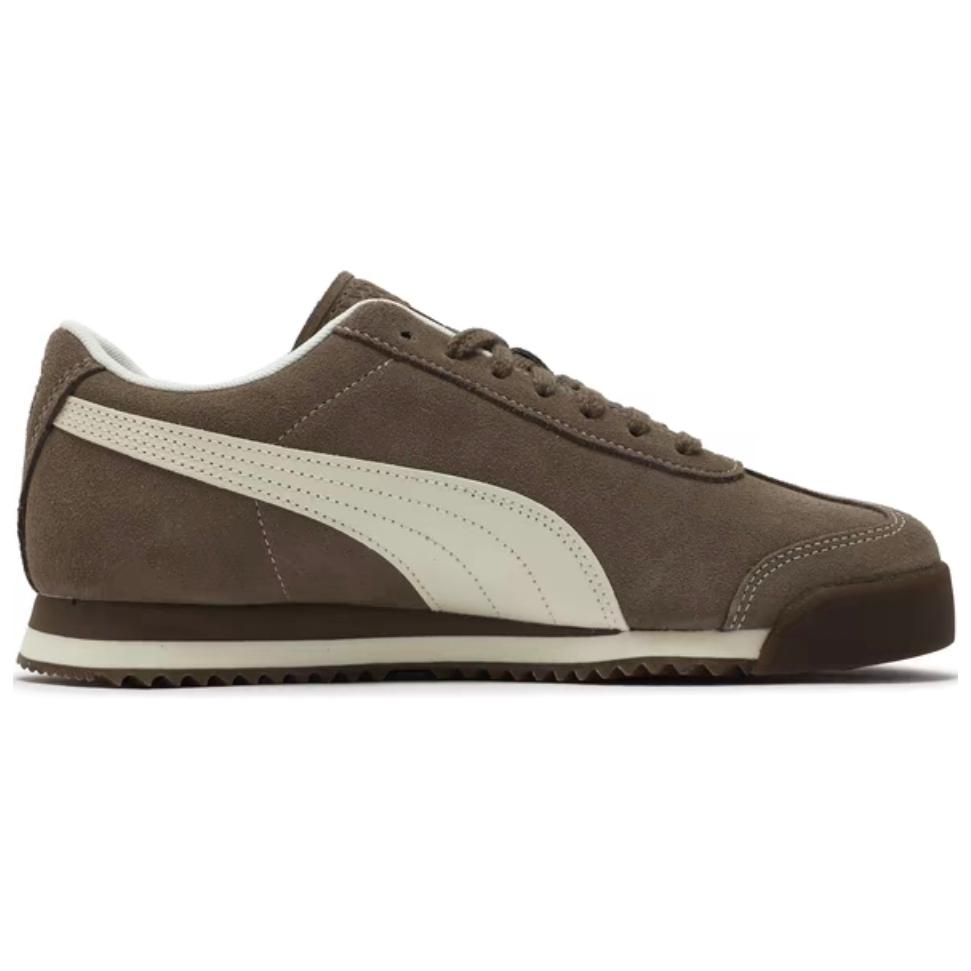 Puma Roma Suede Totally Taupe Unisex Sneakers Brown Warm-White 398635-07