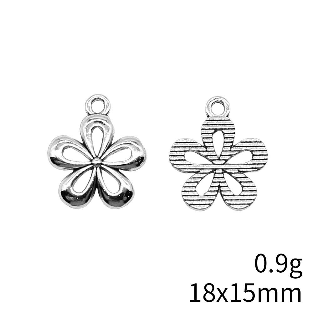 Back To School Bag Charms Rose Lotus Charms Pendant Women's Bags Bracelet Pendant