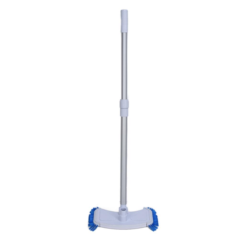 Portable Swimming Pool Cleaner Set Suction Head Telescopic Rod with Brush Pool Cleaning Tool