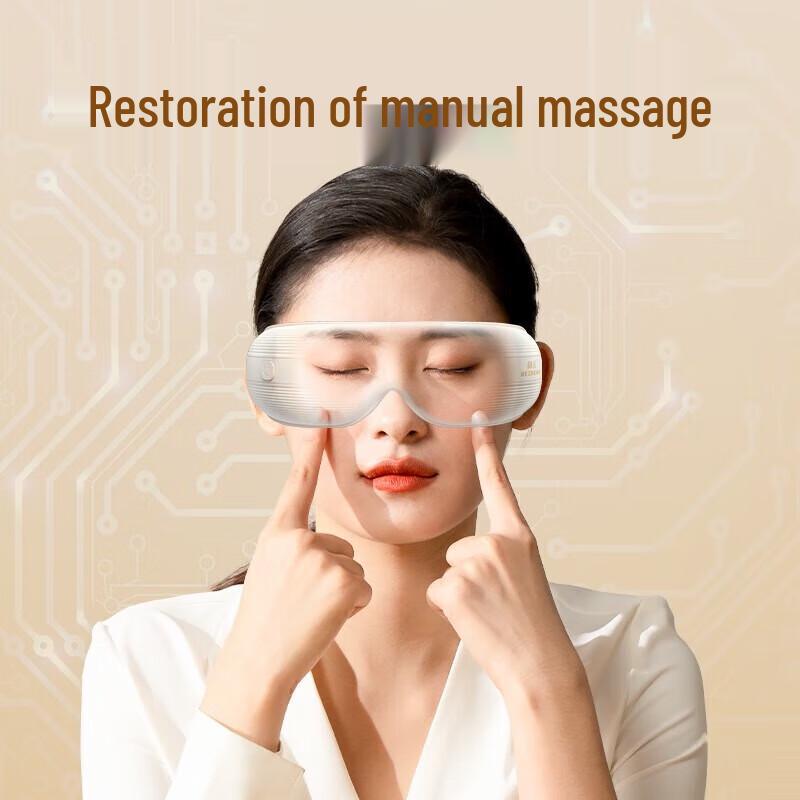 Hezheng Foldable Eye Massager with Heat and Sleep Mask