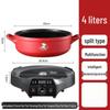San Jiaolong 4L Ceramic Electric Hot Pot & Soup Maker