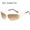 Fashion Punk Goggles UV400 Protection Unisex Y2K Sunglasses for Women Driving Sports Shades