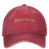 Metal Rock Band Megadeths Baseball Cap Unisex Adult SunProof Hip Hop Dad Hats Summer Vintage Hiking Fishing Snapback Cap