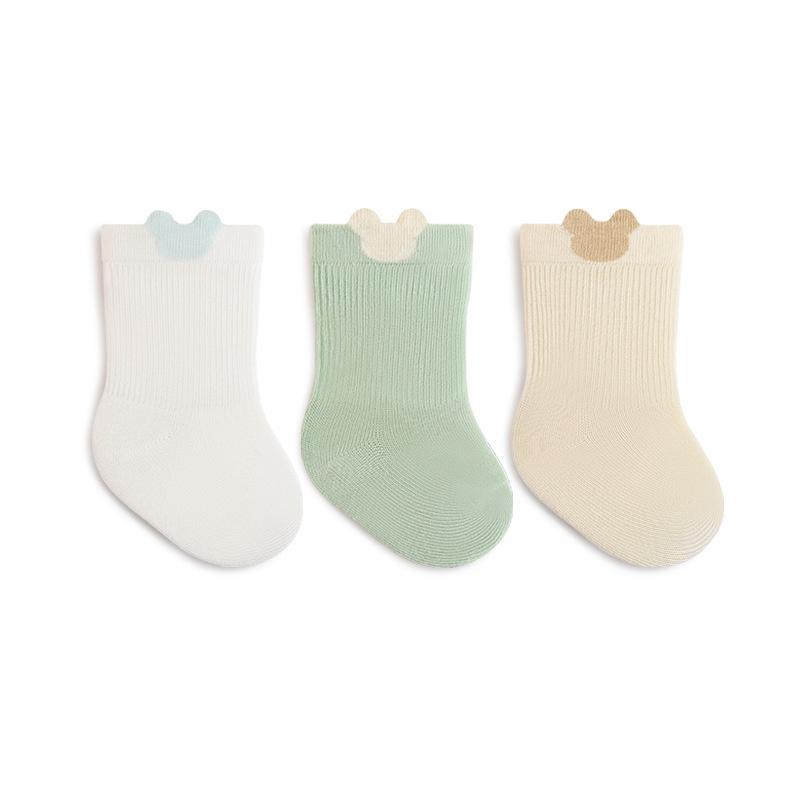 

3Pairs/lot Spring Newborn Baby Socks For Girls Boys Cotton Soft Infant Toddler Sock Sweet Cute Cartoon Children s Socks 0-5Years XS for 0to6Month