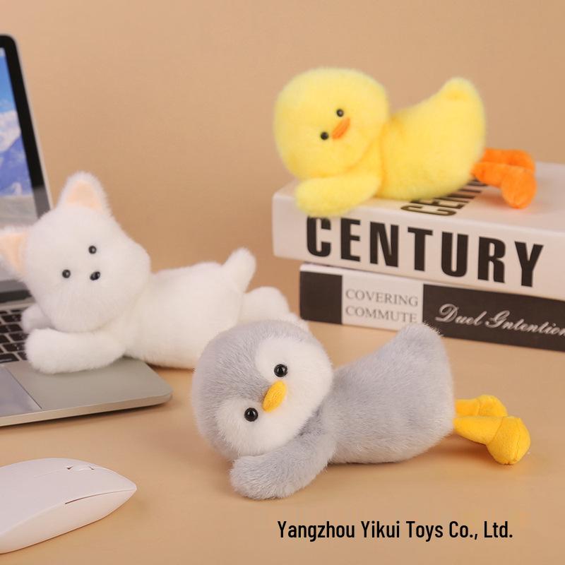 Animal Wrist Support Plush Toy Mouse Pad - Bear, Elephant, Dinosaur Office Ornament