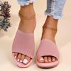 Womens Elastic Summer Flat Sandals Casual Indoor Outdoor Beach Slippers